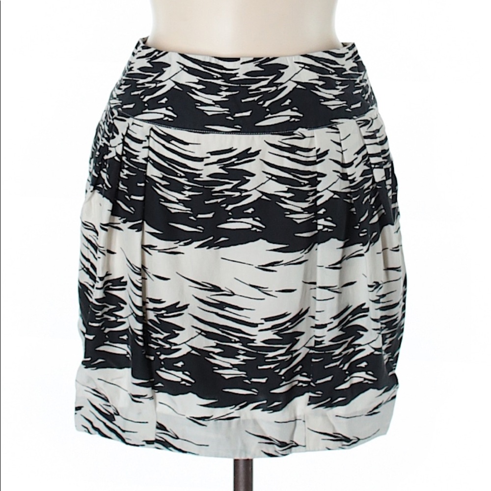 Silence + Noise silk skirt